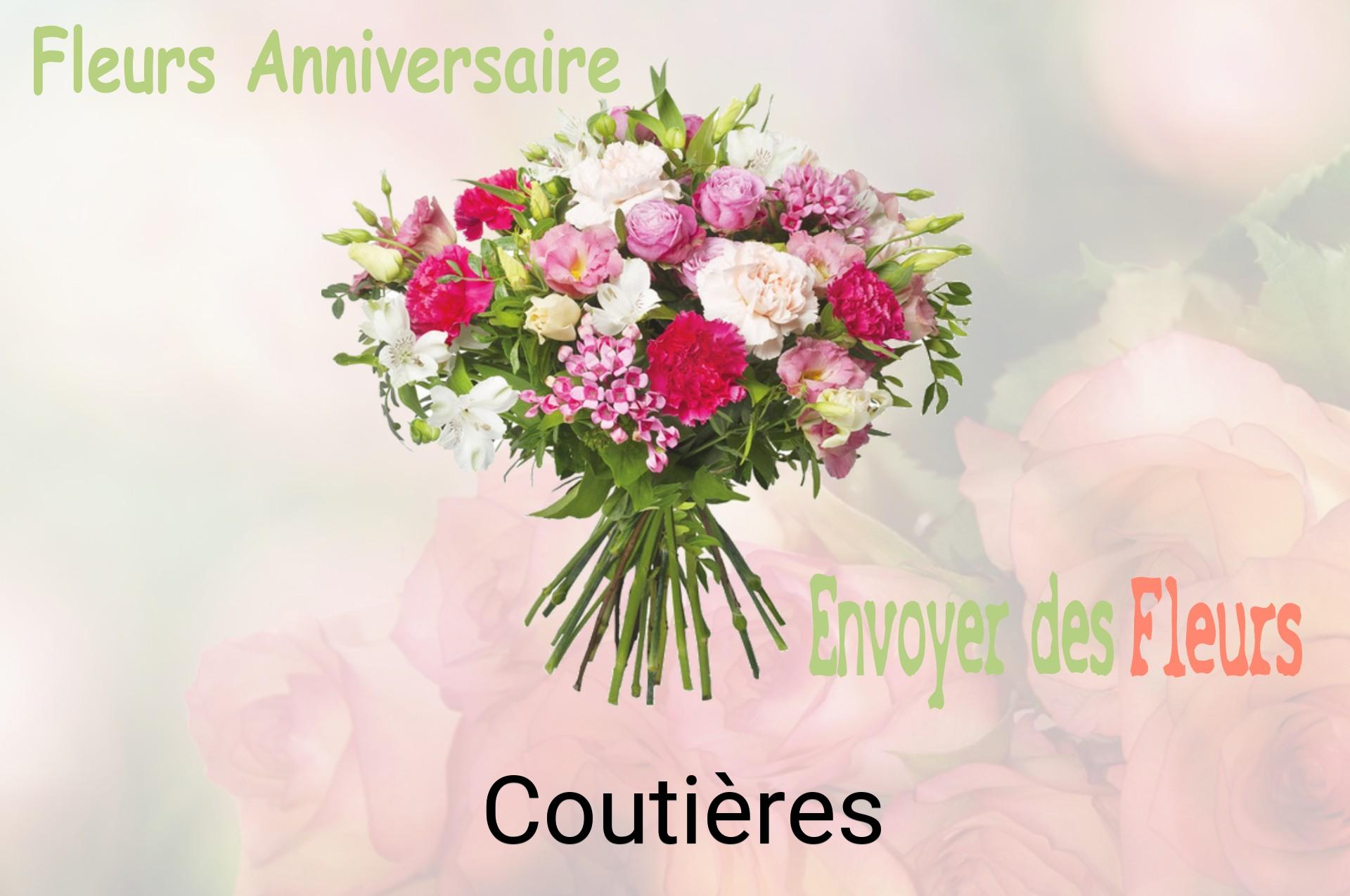 Bouquet de fleurs d’anniversaire livré à Coutières